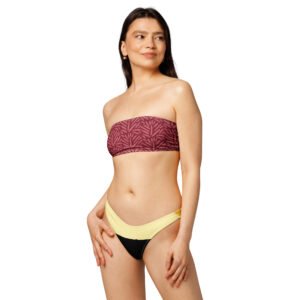 Recycled bandeau bikini
