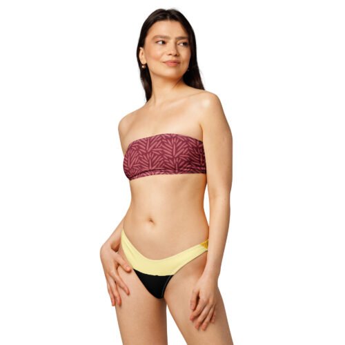 Recycled bandeau bikini