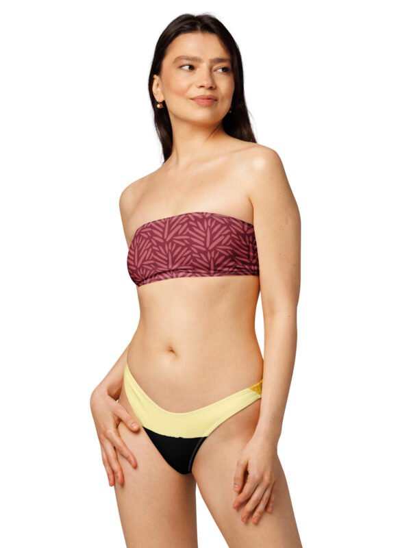 Recycled bandeau bikini