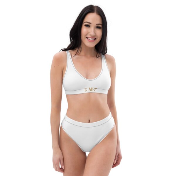Recycled high-waisted bikini