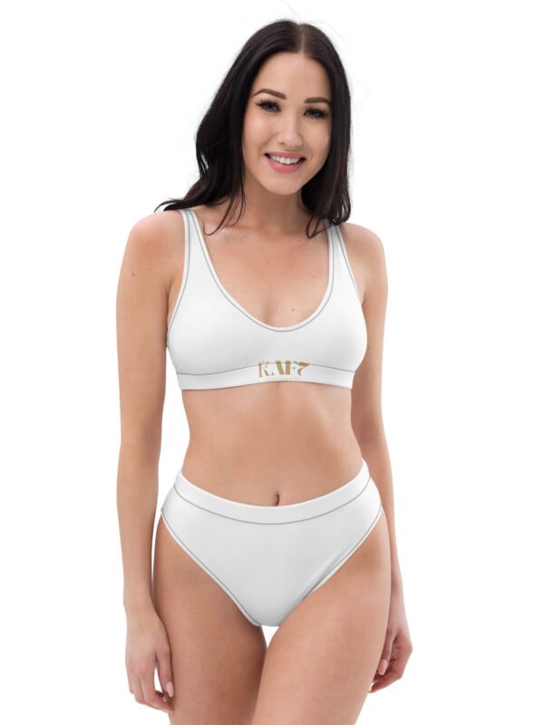 Recycled high-waisted bikini