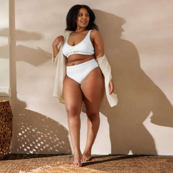 Recycled high-waisted bikini